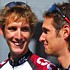 Frank et Andy Schleck avant la premi�re �tape du Tour d'Irlande 2007